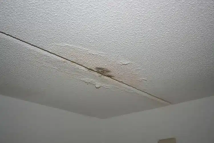 Waterschade Plafond Herstellen Foto